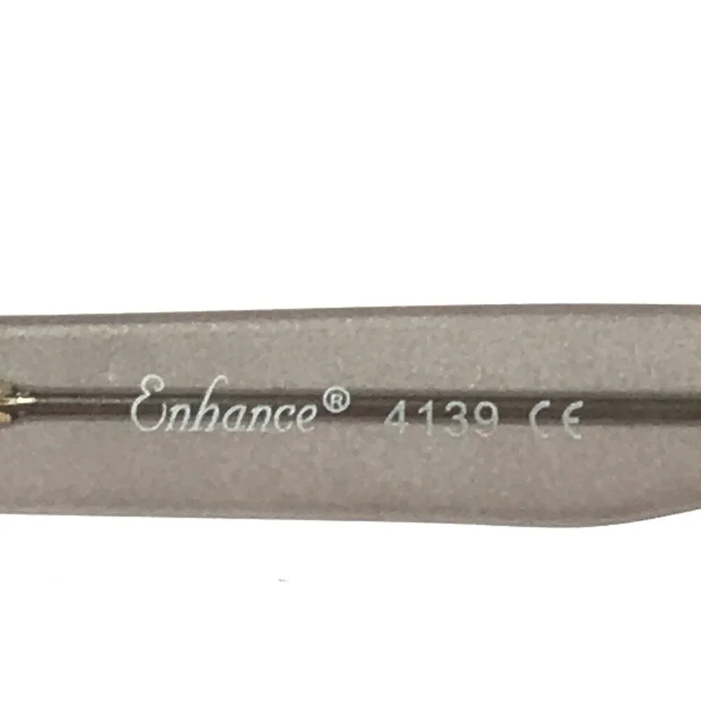 Enhance Eyeglasses Frames 4139 MATT GREY Matte Grey Rectangle Full Rim 54-18-145